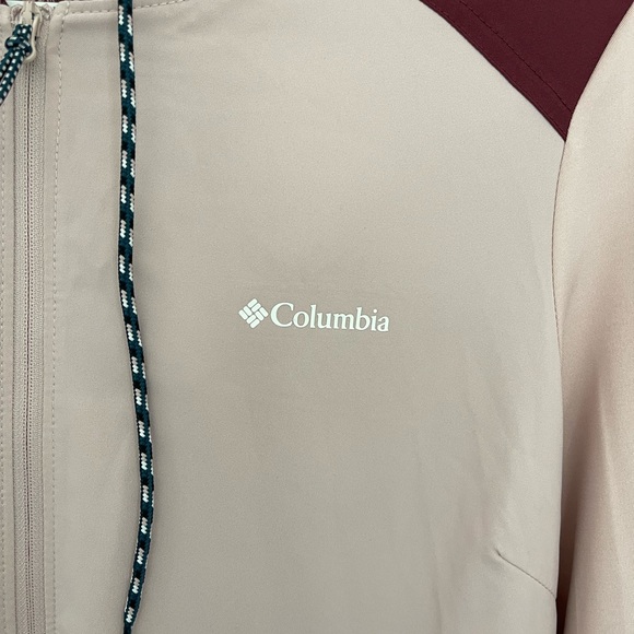 COLUMBIA "Sandy Trail" Full Zipper Jacket Size Large In "Mineral Pink" - Picture 4 of 8